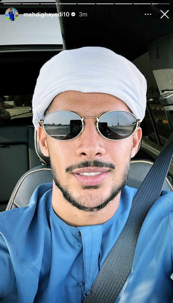 عکس‌| تیپ عربی مهدی قایدی پس از روز طوفانی » اصفهان امروز آنلاین