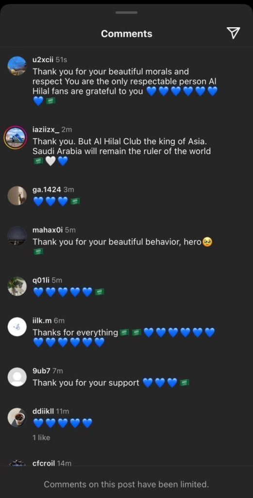 عکس| تشکر هواداران الهلال از رشید مظاهری » اصفهان امروز آنلاین