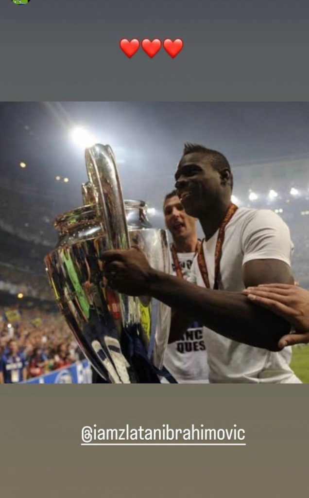 عکس‌| پاسخ کنایه‌آمیز بالوتلی به انتقادات زلاتان » اصفهان امروز آنلاین