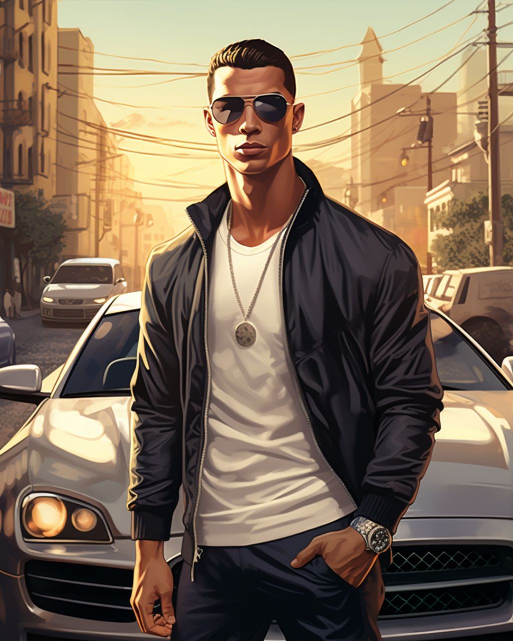 عکس| اگر ستارگان دنیای فوتبال در بازی GTA وجود داشتند! » اصفهانیا 18 کریستیانو رونالدو