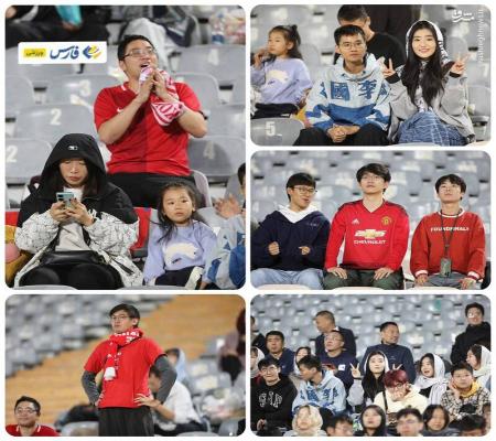 هواداران هنگ کنگی در ورزشگاه آزادی + عکس