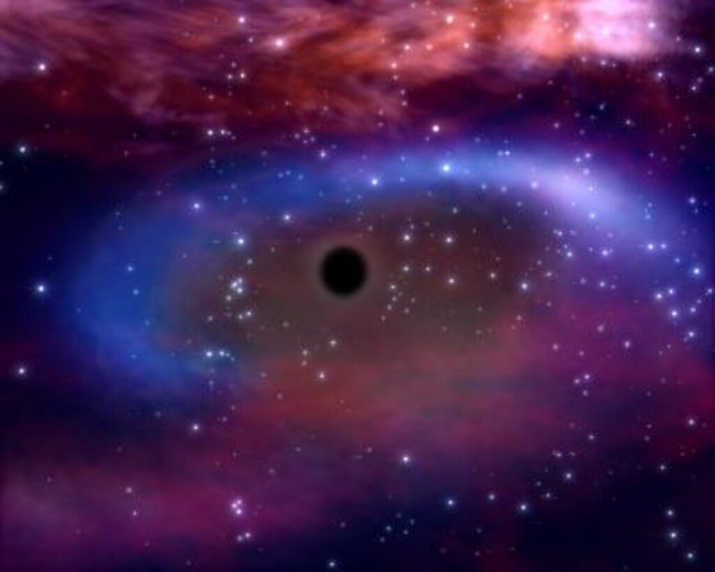 دانشمندان سیاهچاله‌ای را درحال بلعیدن ستاره دیدند