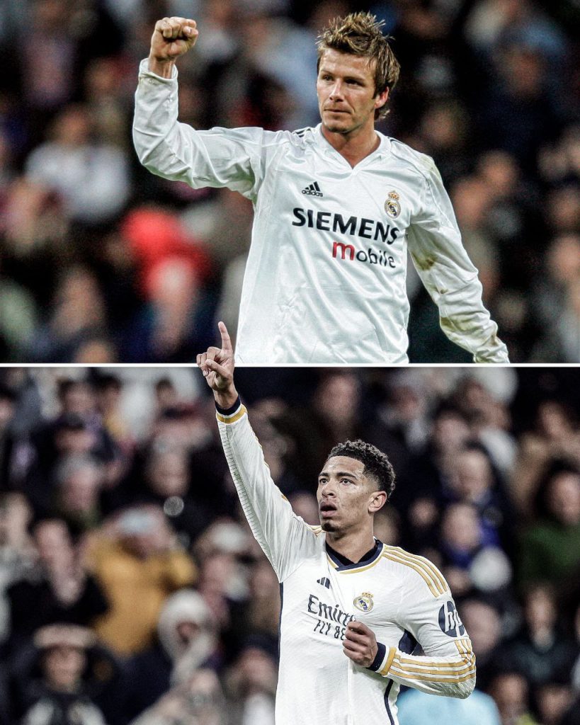 عکس| بلینگهام به دیوید بکام رسید » اصفهانیا