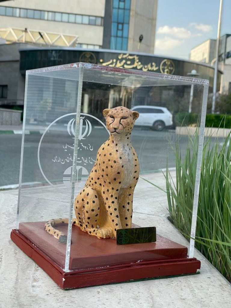 عکس| یوزپلنگی که تاج هدیه گرفت! » اصفهانیا