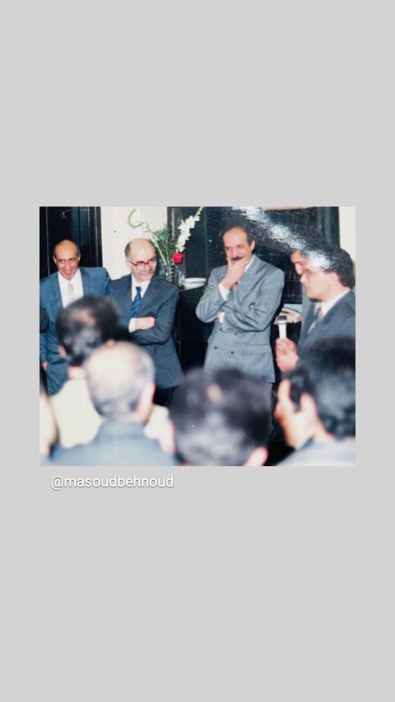 مسعود بهنود با انتشار کردن عکسی خبر از درگذشت یک روزنامه‌نگار داد