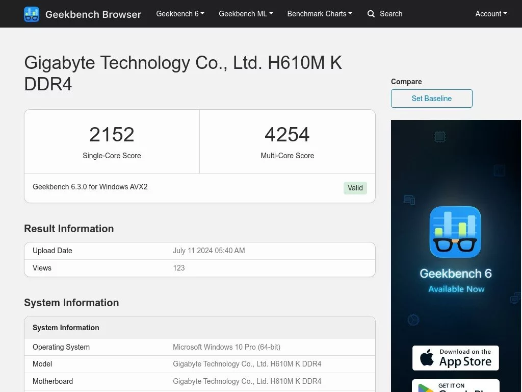 اینتل به ساخته پردازنده‌های دو هسته‌ای ادامه می‌دهد؛ رؤیت اینتل ۳۱۰ در گیک‌بنچ_اصفهانیا