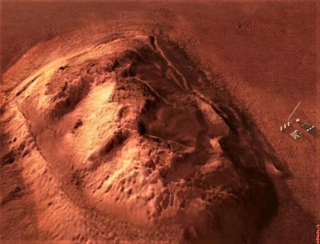 وایکینگ ۱ چهره بهرام را ثبت می‌کند!