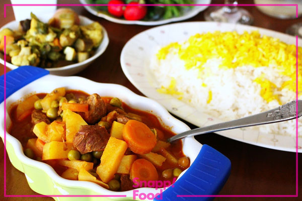 خورش نخود فرنگی (1)