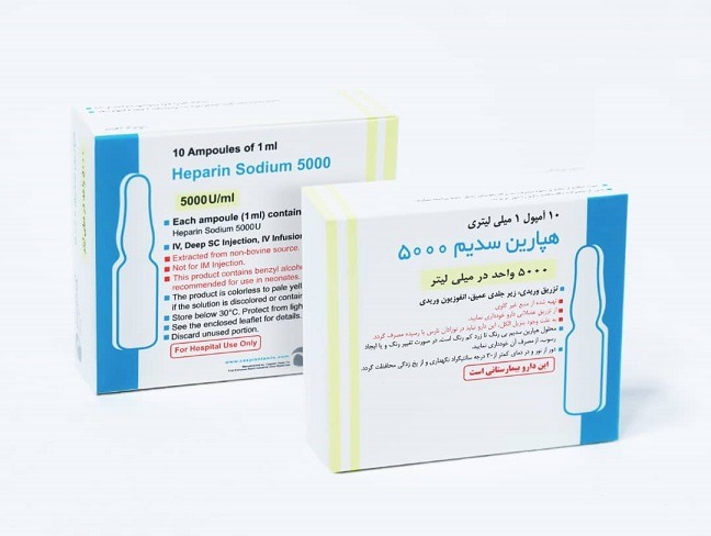 امپول هپارین سدیم ۵۰۰۰ برای چیست 6 آمپول هپارین (1)