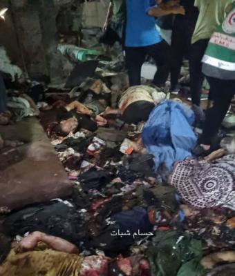 در جنایت مدرسه تابعین غزه حتی یک جنازه سالم اشکار نشد+عکس_اصفهانیا