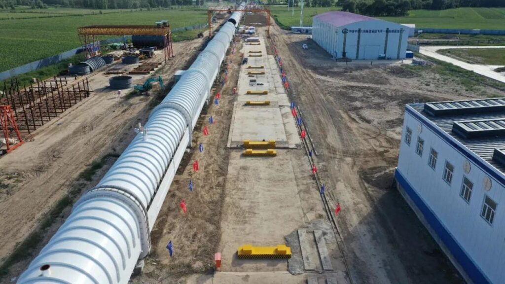 چین قطار مگ‌لو T-Flight خود را با شدت ۶۲۳ کیلومتربرساعت آزمایش کرد_اصفهانیا