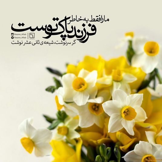 عکس نوشته آغاز امامت امام زمان عج (5)