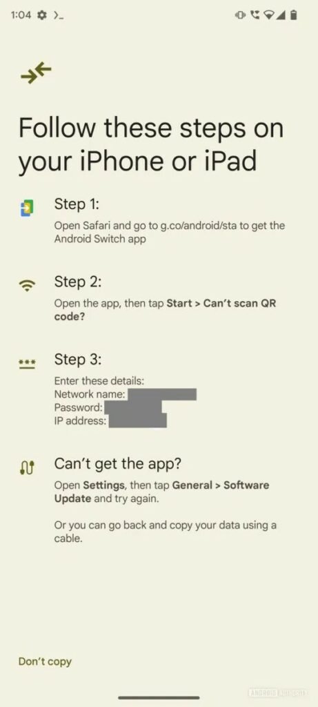 1726096497 982 گوگل انگارً نام اپ Switch to Android را به Android