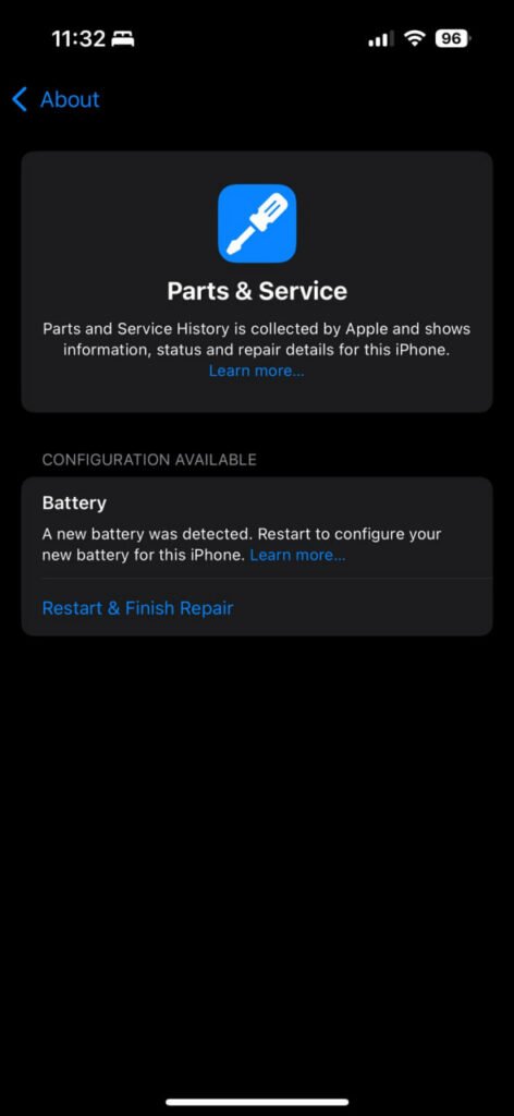1726276113 720 پیکربندی قطعات جانشین‌شده آیفون‌های تعمیری اصفهانیا