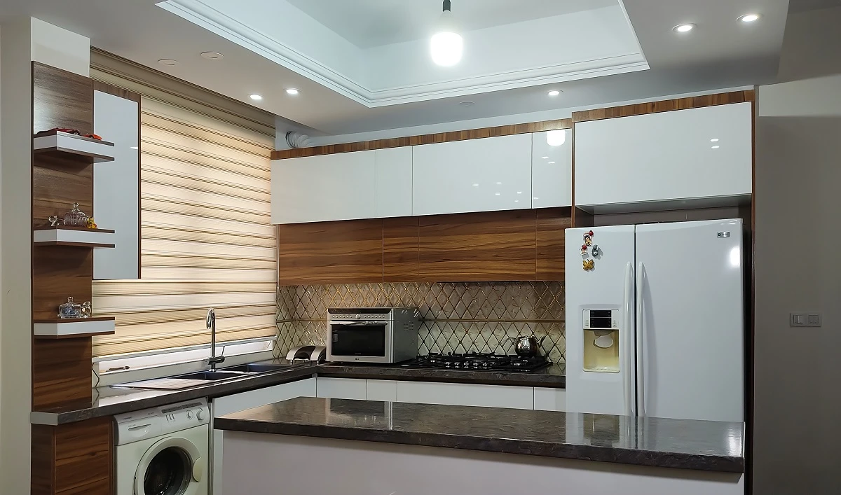 کابینت مدرن آشپزخانه ساخته شده توسط کابینت ساز در اصفهان - تصویر 3
