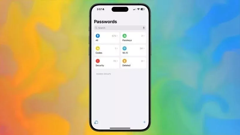 برنامه جدید Passwords در iOS 18