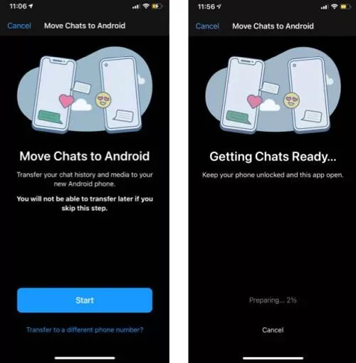 1726883409 907 نحوه انتقال واتساپ به گوشی تازه بدون پاک شدن اطلاعات.webp