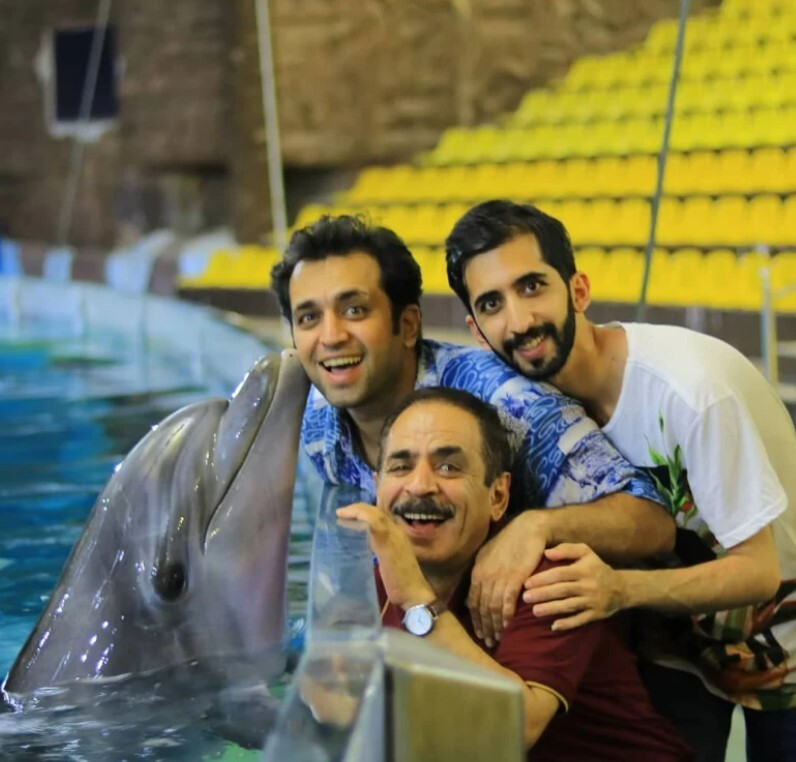 قدرت الله ایزدی و پسرانش