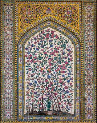 هزارنقش ایرانی بر کاشی‌های مسجد وکیل شیراز_اصفهانیا