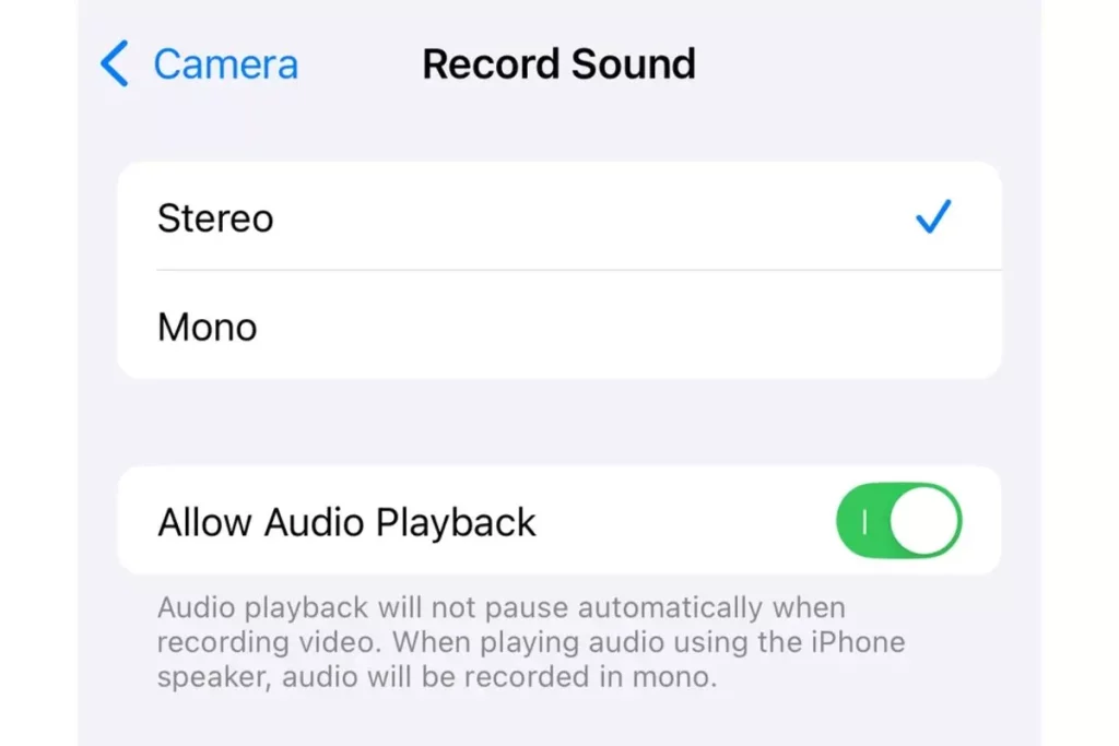 کاربران آیفون اکنون می‌توانند همزمان با پخش موسیقی، فیلم‌برداری کنند
