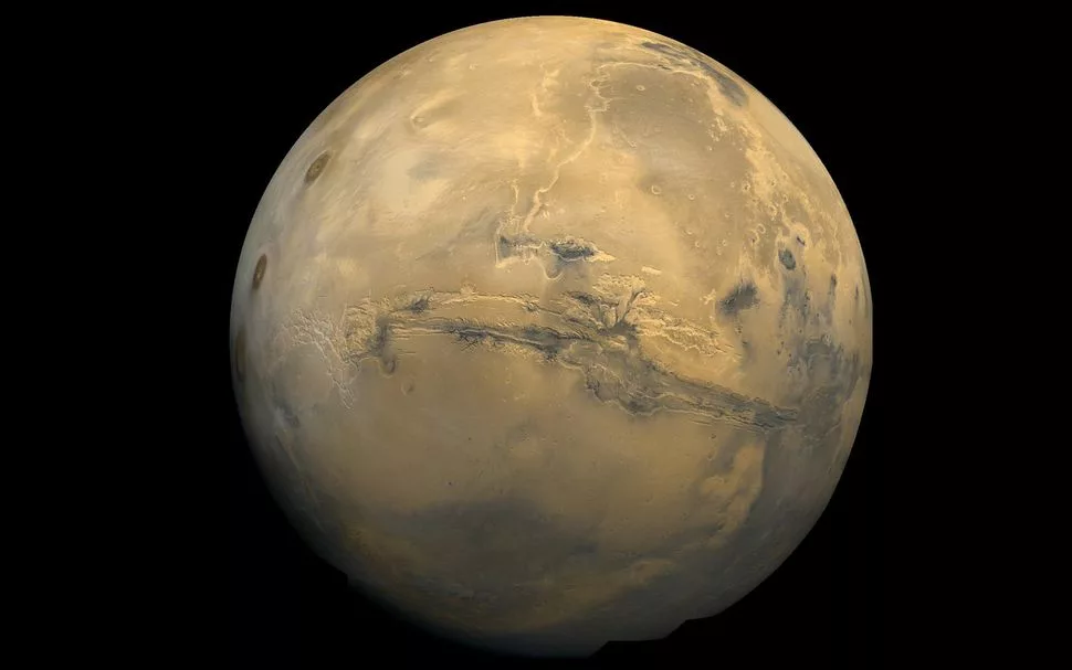 دره Valles Marineris مریخ