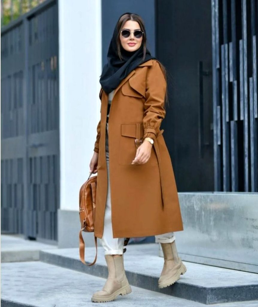 مدل بارانی شیک