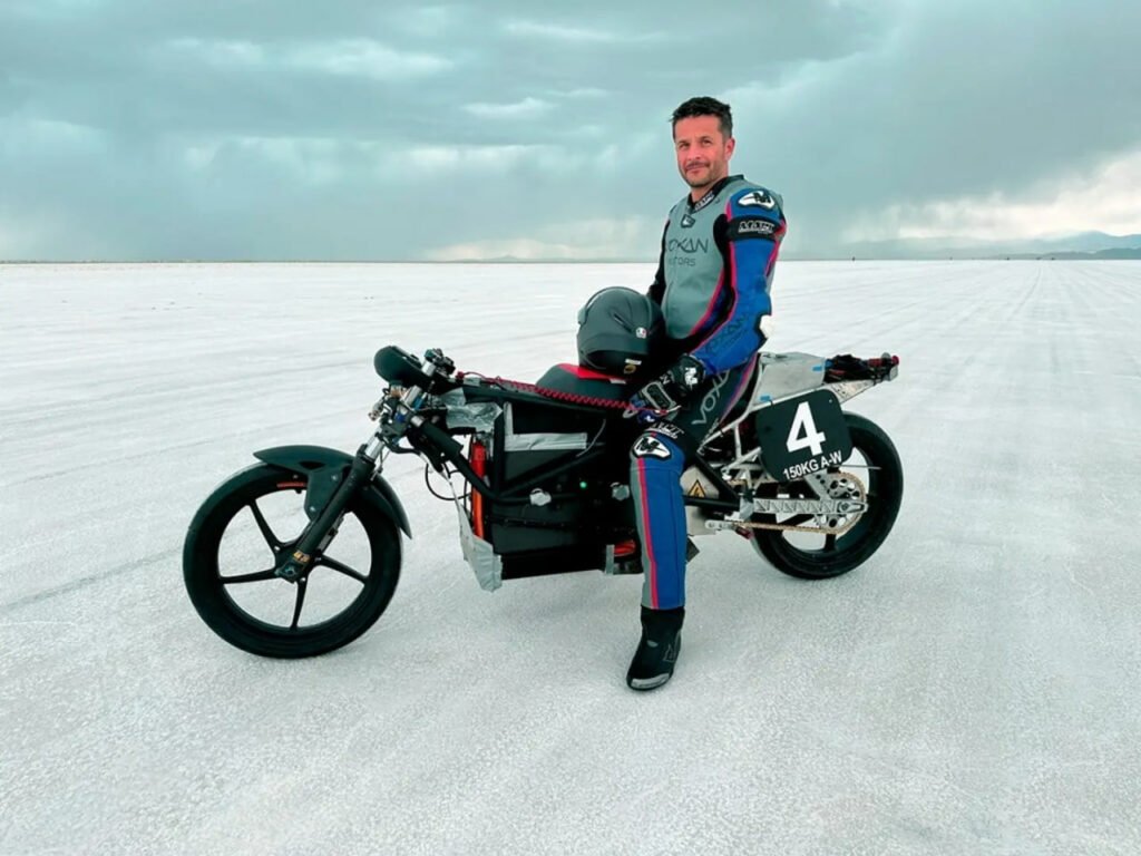 موتور برقی RW-5 Voxan در آزمایش خود چهار رکورد شدت را شکست_اصفهانیا