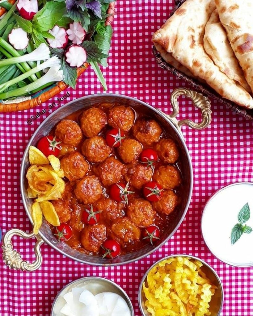 نحوه تهیه کوفته کرمانشاهی + فیلم