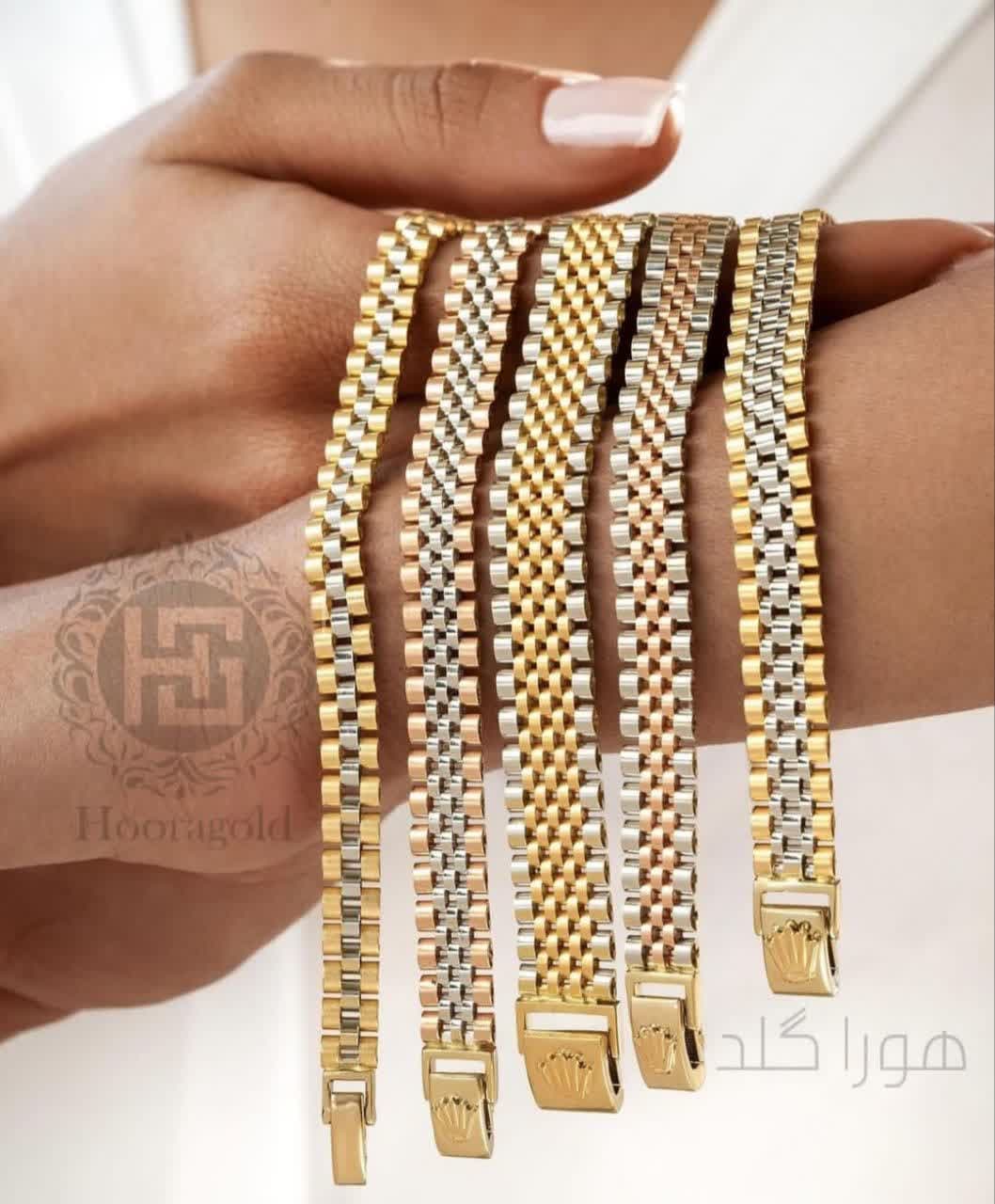 Gold bracelet model (9)