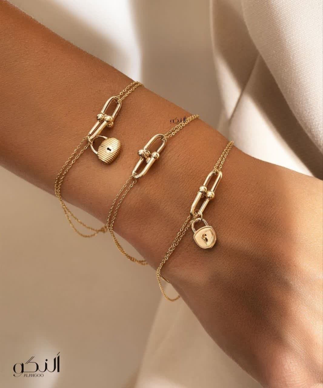 Gold bracelet model (12)