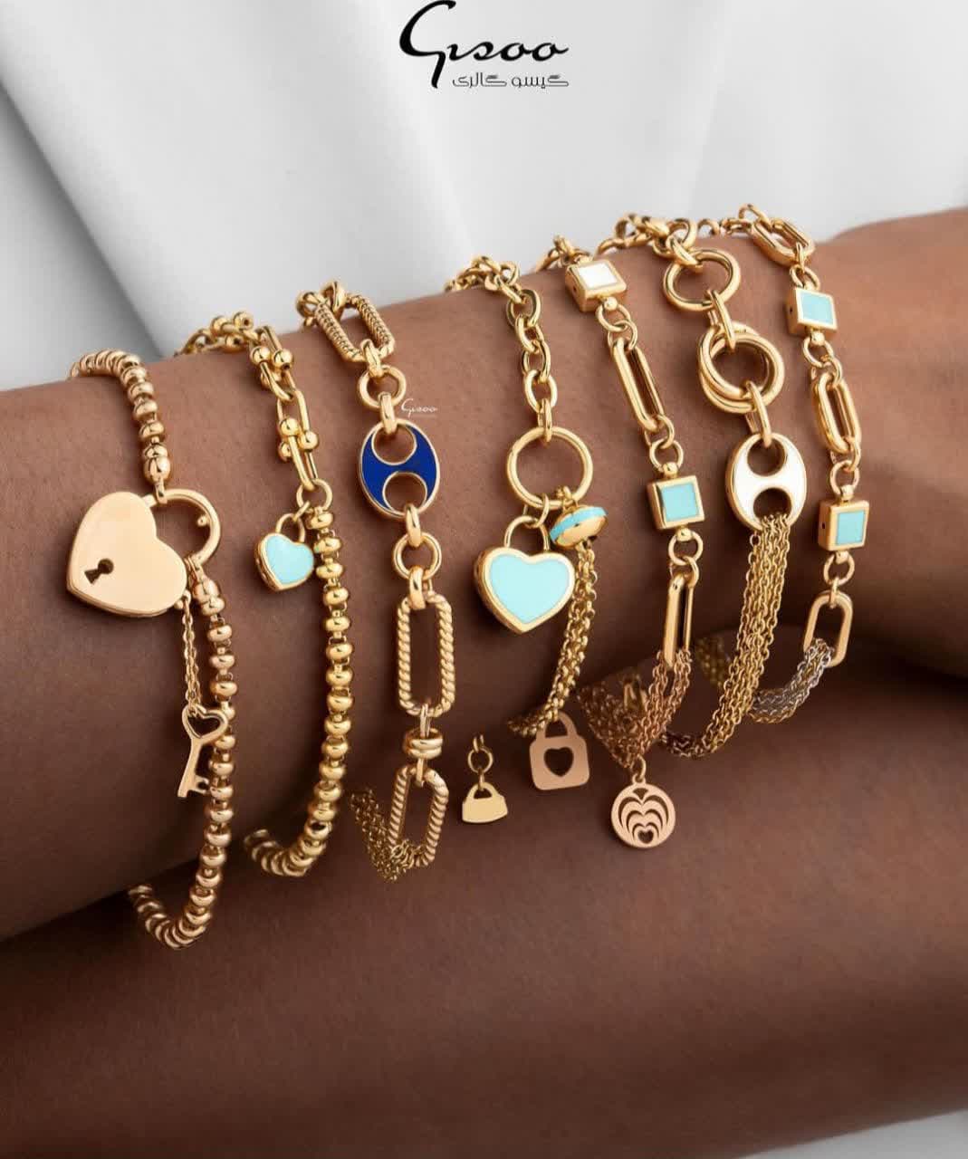 Gold bracelet model (37)