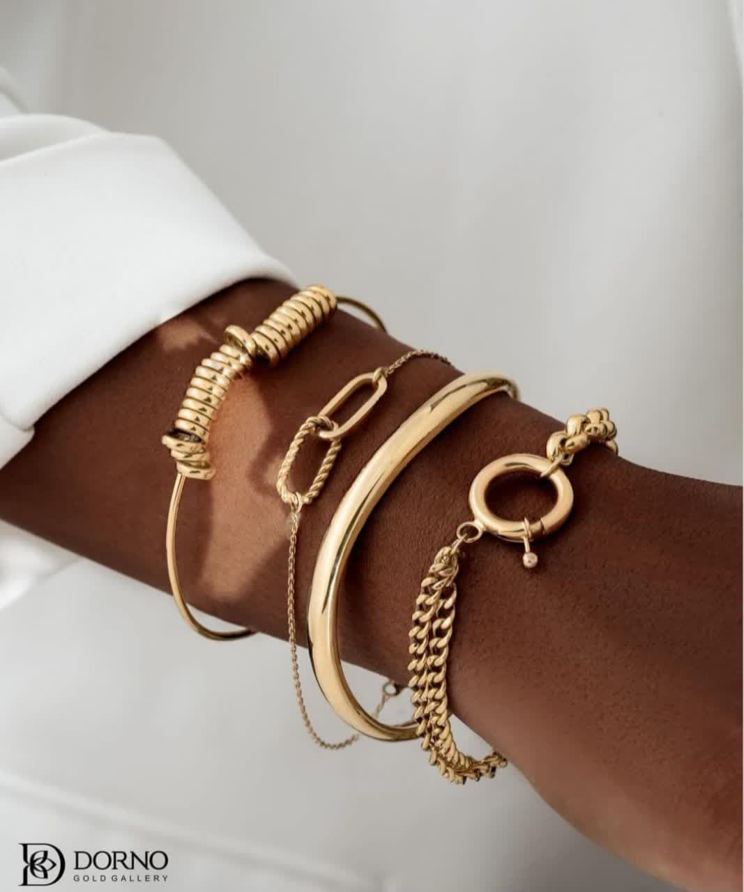 Gold bracelet model (38)