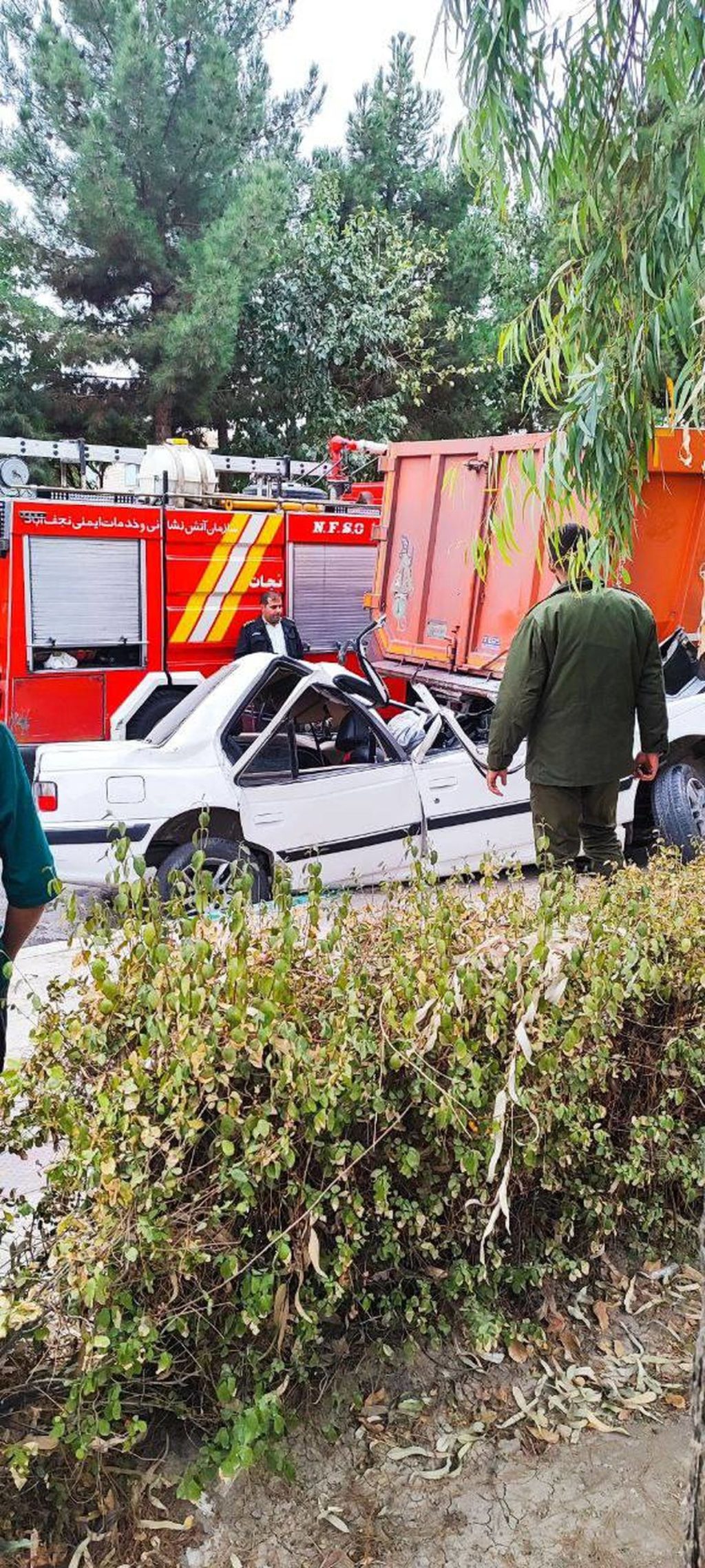 مرگ دلخراش پسر ۱۷ ساله و ۴ سرنشین نوجوان خودرو + علت حادثه