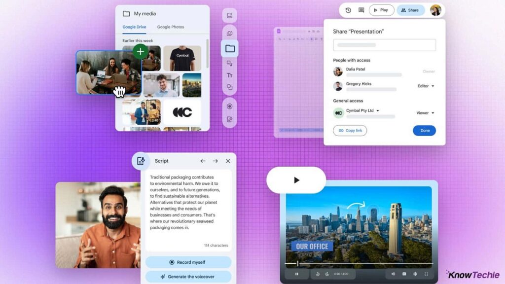 اپلیکیشن تولید ویدیوی گوگل