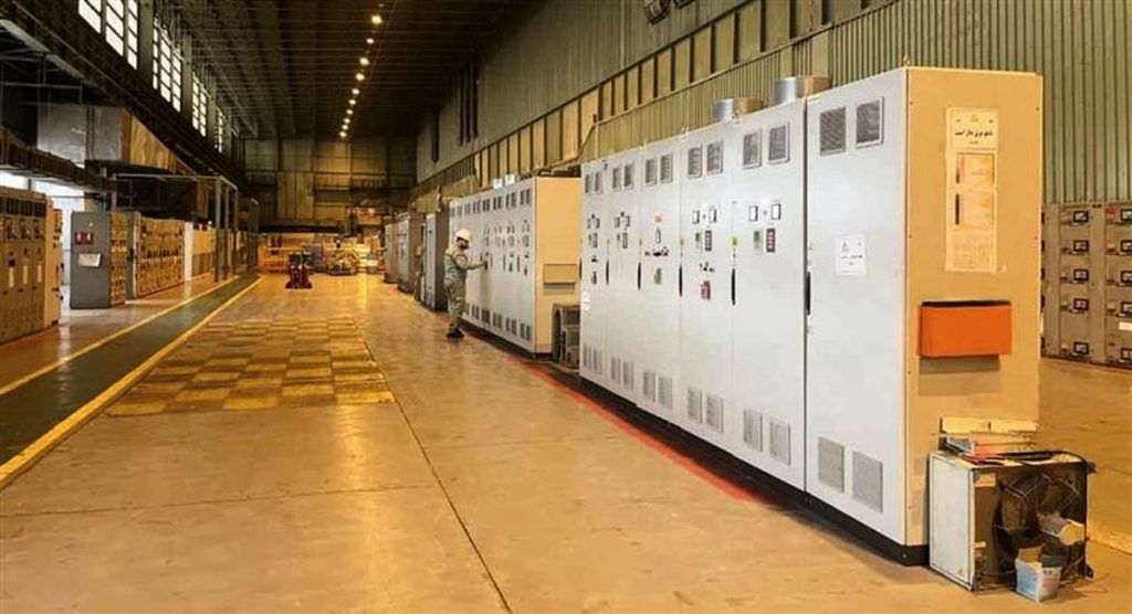 انجام پیروزی‌آمیز پروژه معاوضه درایوهای اسکرودان رافینگ قفسه R3 و درایوهای قفسه E3 نورد گرم