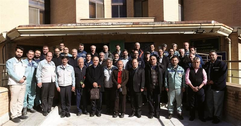 تشکر از مدیران و رؤسای قبل ناحیه نورد سرد