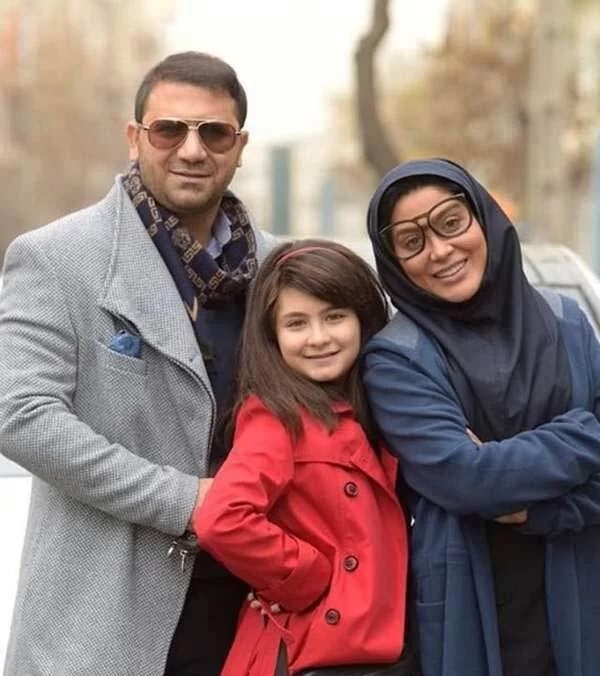  زهرا جهرمی  و همسرش