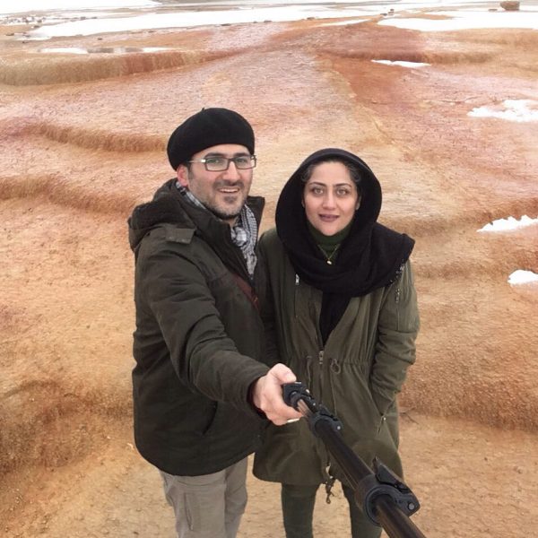 وحید آقاپور و همسرش (1)