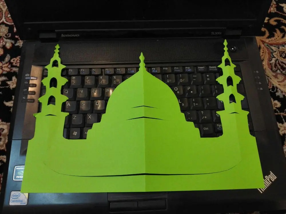 کاردستی عید مبعث کودکان (10)