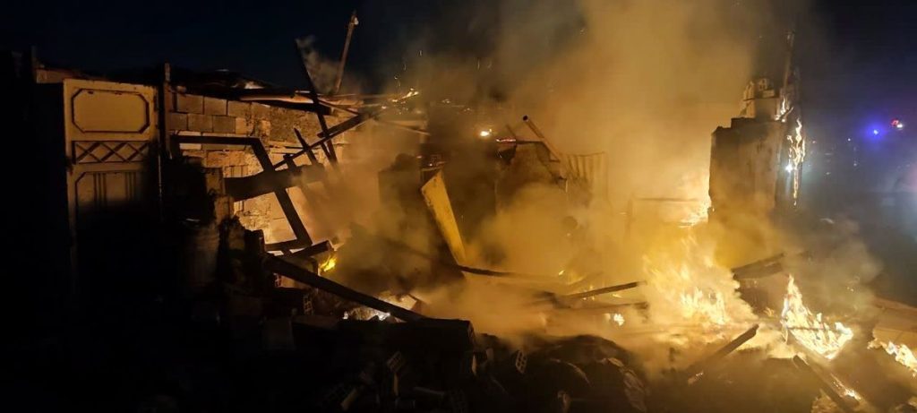 انفجار در اتاق نگهبانی