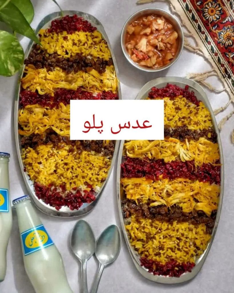 نحوه تهیه عدس پلو با گوشت چرخ کرده