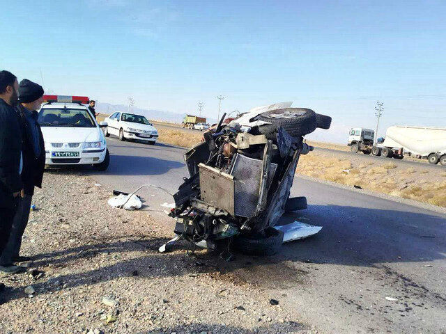 واژگونی ماشین علتمرگ مرد ۴۴ ساله شد