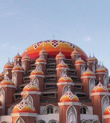 مسجدی با ۹۹ گنبد در اندونزی + عکس_اصفهانیا