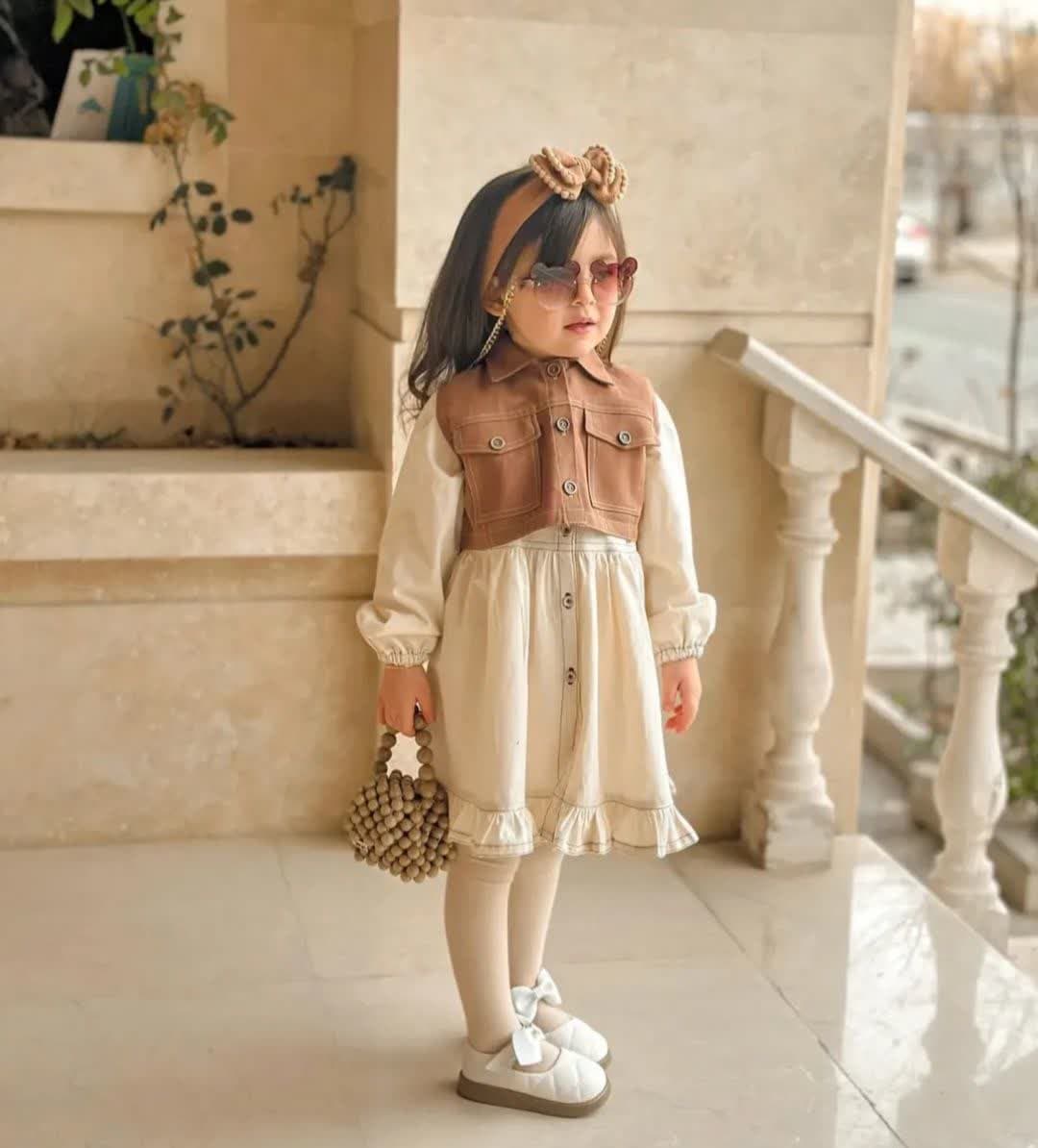 لباس عید ۱۴۰۴ دخترانه بچه گانه (26)