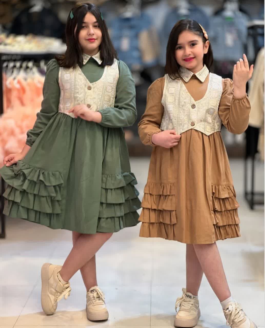 لباس عید ۱۴۰۴ دخترانه بچه گانه (28)