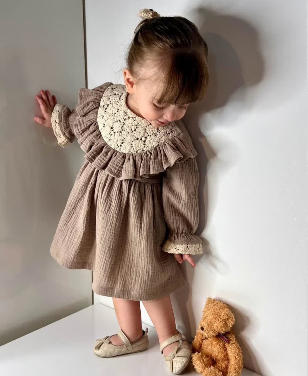 لباس عید ۱۴۰۴ دخترانه بچه گانه (33)