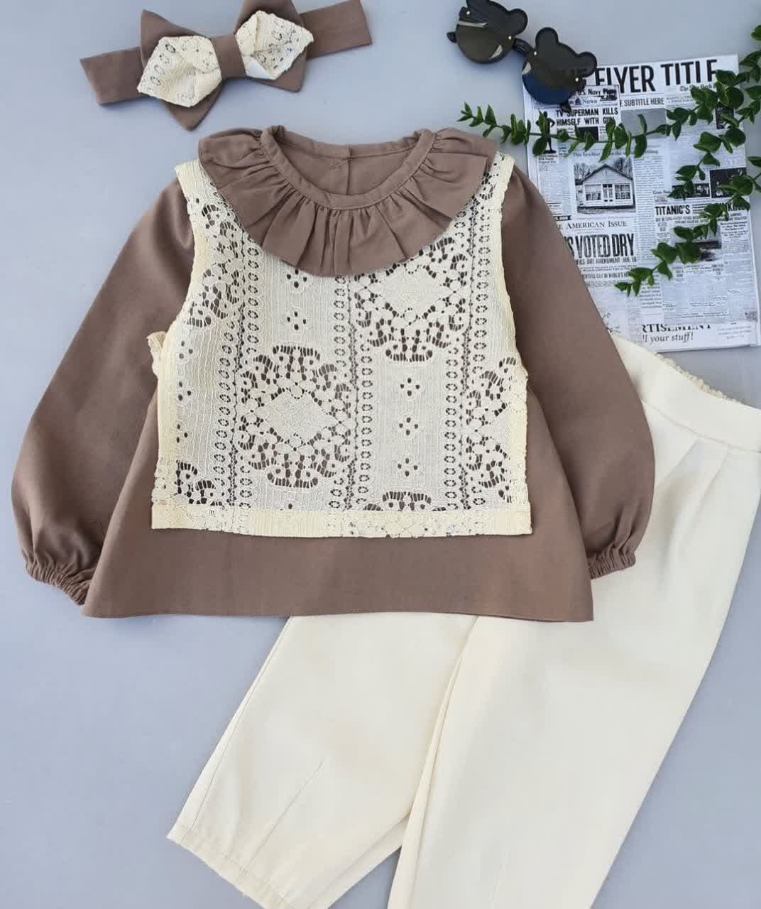 لباس عید ۱۴۰۴ دخترانه بچه گانه (34)