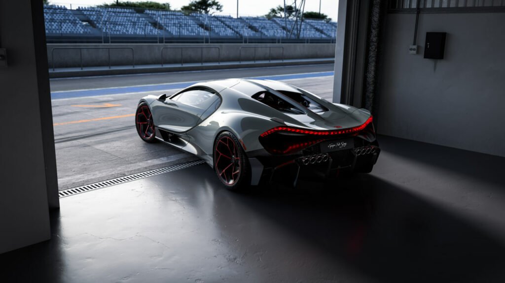 1742544148 801 خودروی مسابقه تازه بوگاتی با 8 اگزوز و 1775 اسب