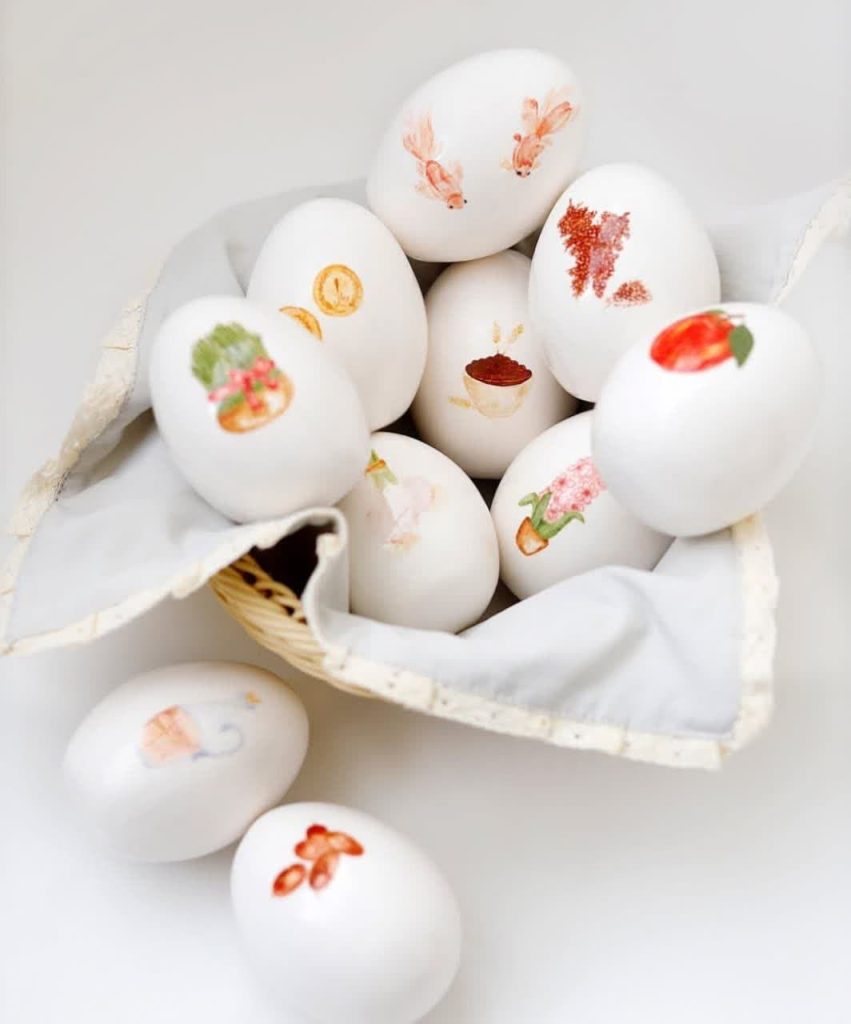 تخم مرغ هفت سین با مطرح مار