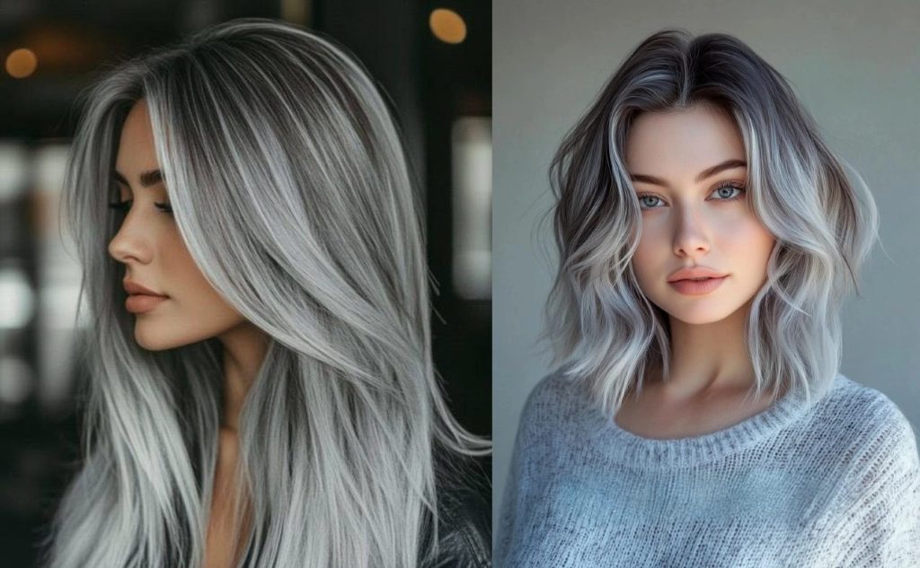 پرطرفدارترین رنگ مو یخی ۱۴۰۴ بین ترکیب رنگ موهای عید امسال